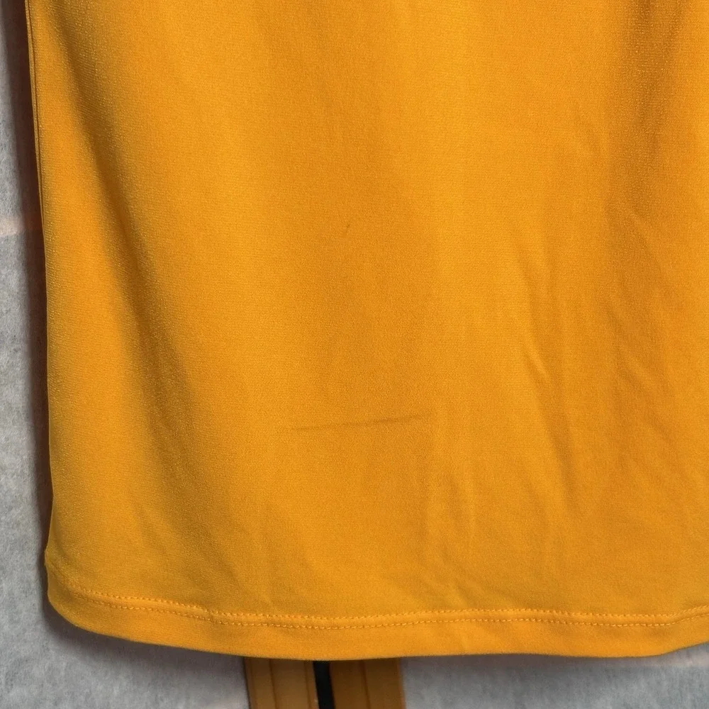 Michael Michael Kors Womens‎ Top Size M Yellow Tank Blouse Tortoise Chain Strap